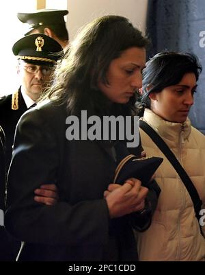 Marisa Grasso, widow of Italian Police officer Filippo Raciti, is