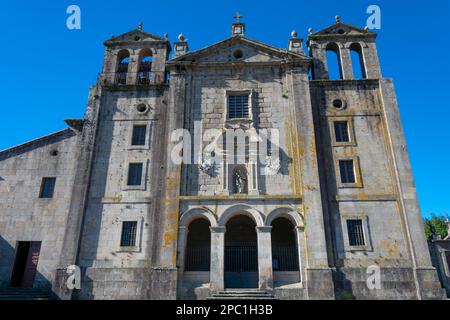 Padron, Galicien. Spanien. 6. Februar 2023. Blick auf das Kloster von O Carme. Convento do Carmo Stockfoto