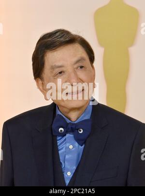 James Hong nimmt am Sonntag, den 12. März 2023, an den jährlichen Academy Awards 95. im Dolby Theatre in der Hollywood-Abteilung von Los Angeles Teil. Foto: Jim Ruymen/UPI Stockfoto