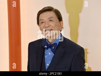 James Hong nimmt am Sonntag, den 12. März 2023, an den jährlichen Academy Awards 95. im Dolby Theatre in der Hollywood-Abteilung von Los Angeles Teil. Foto: Jim Ruymen/UPI Stockfoto