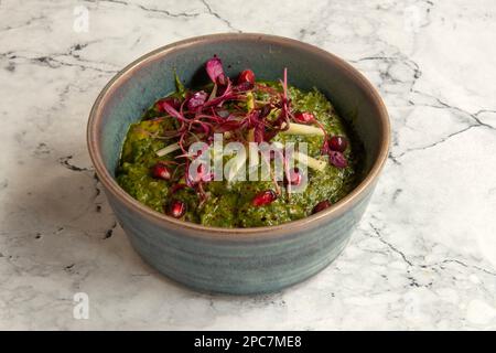 Indisches Essen (Küche). Paneer Saagwala Stockfoto