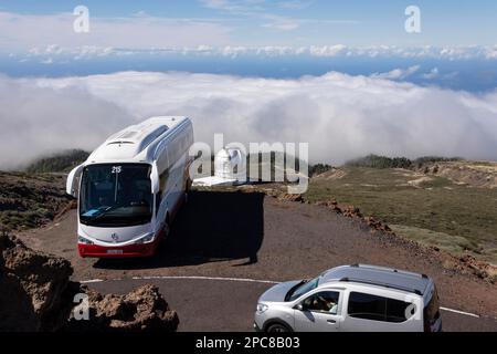 Gran Telescopio Canarias (GTC), Roque de los Muchachos, Tijarafe, La Palma, Spanien, Europa Stockfoto