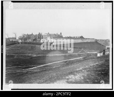 Das Staatsgefängnis, Richmond, Virginia, April 1865. Nein B164, Titel von Element, Xerox Kopie in: U.S. Geog. Akte, VA-Richmond-Public Buildings, Gift; Oberst Godwin Ordway; 1948. Gefängniseinrichtungen, Virginia, Richmond, 1860-1870, Vereinigte Staaten, Geschichte, Bürgerkrieg, 1861-1865, Vereinigte Staaten, Virginia, Ich Bin Richmond. Stockfoto