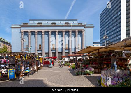 Stockholm, Schweden - Juni 24 2019: Die Konzerthalle Stockholms (Schwedisch: Stockholms konserthus) ist die Haupthalle für Orchestermusik in Stockholm. Stockfoto