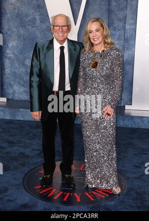 Beverly Hills, USA. 12. März 2023. Jane Slagsvol, Jimmy Buffett, besucht am 12. März 2023 die Vanity Fair Oscar Party 2023 im Wallis Annenberg Center for the Performing Arts in Beverly Hills, Kalifornien. Foto: Crash/imageSPACE/Sipa USA Kredit: SIPA USA/Alamy Live News Stockfoto