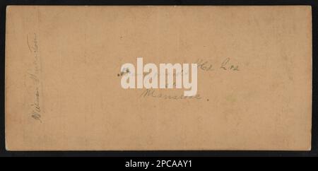 Wachen in Manassas, Manassas, Virginia. Camp von General Irvin McDowells Leibwächter, alternativer Titel. Fotokollektion des Bürgerkriegs , Original Negativ ist verfügbar: LC-B811-647. Zelte, Virginia, Manassas, 1860-1870, Soldaten, Gewerkschaften, Virginia, Manassas, 1860-1870, überdachte Wagen, Virginia, Manassas, 1860-1870, Usa, Geschichte, Bürgerkrieg, 1861-1865, Militäreinrichtungen, Union, Virginia, Manassas, Usa, Geschichte, Bürgerkrieg, 1861-1865, Militärpersonal, Union, Virginia, Manassas, Vereinigte Staaten, Geschichte, Bürgerkrieg, 1861-1865, Transport, Union, Virginia, Mann Stockfoto