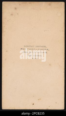 Generalmajor John Alexander McClernand vom Generalstab der USA Freiwillige in Uniform / Bierstadt Brothers, China Hall, 39 Purchase St., New Bedford, Mass. Liljenquist Family Sammlung von Bürgerkriegsfotos, pp/liljpaper. McClernand, John A, (John Alexander), 1812-1900, Vereinigte Staaten, Armee, Volk, 1860-1870, Soldaten, Union, 1860-1870, Militäruniformen, Union, 1860-1870, Vereinigte Staaten, Geschichte, Bürgerkrieg, 1861-1865, Militärpersonal, Union. Stockfoto