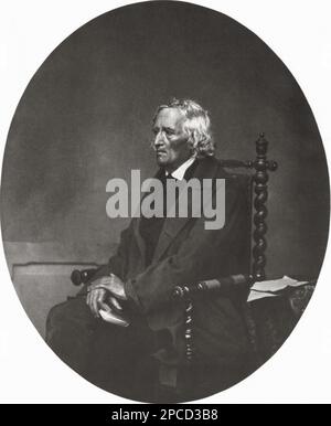 1860 Ca , DEUTSCHLAND : der deutsche Schriftsteller JACOB GRIMM ( Jakob Grimm , 1785 - 1863 ) . Foto des gefeierten bayerischen Fotografen Franz Hanfstaengl . Einer von zwei deutschen Brüdern GRIMM , JACOB und WILHELM ( Hanau 1786 - Berlin 1859 ) , Autoren des gefeierten Buches Fables ( 1812 - 1822 ) - SCRITTORI - Fiaba - fiabe - Märchen - Märchen - favola - favole - Portrait - ritratto - fratelli - fratello - Portrait - ritratto - Leser - Lettore - Buch - Libro - Älterer alter Mann - Uomo anziano vecchio - Capelli bianchi - Weißes Haar - OTTOCENTO - 800 - 800 --- Archivio GBB Stockfoto