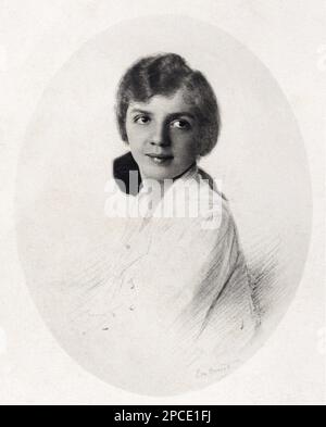 1920 Ca, ITALIEN : MAFALDA di SAVOIA ( Roma 1902 – Buchenwald, 1944 ) , später verheiratet mit dem deutschen Prinzen Filippo d' Assia Kassel , Philipp von HESSEN , 1896 - 1980 ) , Foto von EVA BARRETT , Roma . Tochter des italienischen Königs VITTORIO EMANUELE III und Königin ELENA ( del Montenegro ) - ITALIA - personalita' celebrita' da giovani giovane - PERSÖNLICHKEITSSTARS Persönlichkeiten, die noch jung waren - GESCHICHTE - FOTOSTORICHE - HESSEN - CASA SAVOIA - REALI - Nobiltà ITALIANA - SAVOY - ADEL - KÖNIGE - GESCHICHTE - ---- Archivio GBB Stockfoto