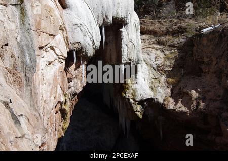 Soda Verdammt Jemez Springs New Mexico Stockfoto