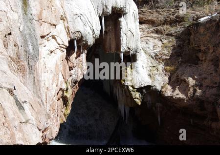 Soda Verdammt Jemez Springs New Mexico Stockfoto