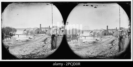 Richmond, Virginia. Tredegar Iron Arbeitet. Bürgerkriegsfotos, 1861-1865. Usa, Geschichte, Bürgerkrieg, 1861-1865. Stockfoto