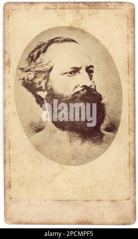 1858 Ca , Paris , FRANKREICH : der italienische Terrorist FELICE ORSINI ( 1819 - 1858 ) war ein italienischer Revolutionär und Führer der Carbonari , der versuchte , Napoleon III Bonaparte Kaiser der Franzosen zu ermorden . - GESCHICHTE - foto storiche - foto storica - Portrait - ritratto - Terrorista - CARBONERIA - dinamitardo - attentatore - RISORGIMENTO - UNITA' D' ITALIA - ITALIEN - ITALIA - Bart - barba - Condannato a morte per ghigliottina --- Archivio GBB Stockfoto