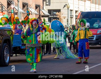 Denver, Colorado - 11. März 2023: St. Patrick's Day Parade in Denver, Colorado Stockfoto