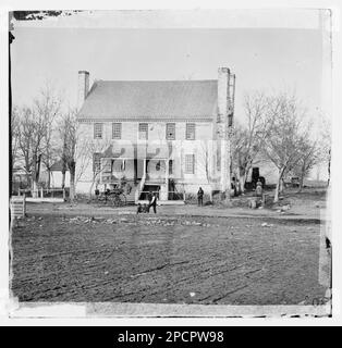 Centreville, Virginia. Grigsby-Haus, Hauptquartier von General Joseph E. Johnston. Bürgerkriegsfotos, 1861-1865. Usa, Geschichte, Bürgerkrieg, 1861-1865. Stockfoto