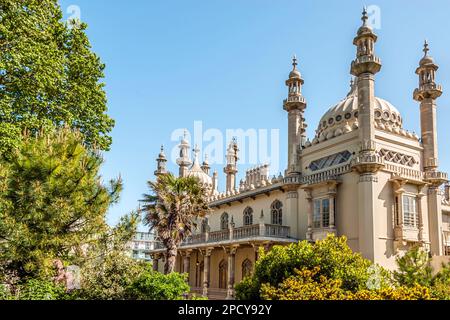 Historischer königlicher Pavillon von Brighton in East Sussex, England Stockfoto