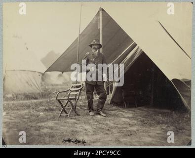 Generalmajor Geo G. Meade. Nein B29, Titel von Artikel, Geschenk; Oberst Godwin Ordway; 1948. Meade, George Gordon, 1815-1872, Usa, Geschichte, Bürgerkrieg, 1861-1865. Stockfoto