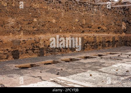 Kalköfen von La Hondura auf der Insel Fuerteventura, Kanarische Inseln Stockfoto