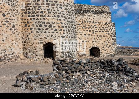 Kalköfen von La Hondura auf der Insel Fuerteventura, Kanarische Inseln Stockfoto