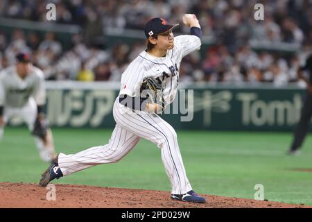 Tokio, Japan. 11. März 2023. Hiroya Miyagi (JPN) Baseball : 2023 World Baseball Classic First Round Pool B Spiel zwischen der Tschechischen Republik und Japan im Tokyo Dome in Tokio, Japan . Kredit: CTK Photo/AFLO/Alamy Live News Stockfoto