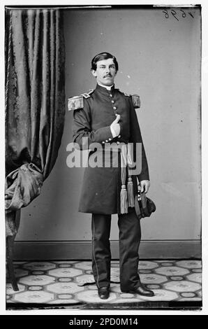 Captain Isaac D. Derussy, 1. US Inf. Bürgerkriegsfotos, 1861-1865. Usa, Geschichte, Bürgerkrieg, 1861-1865. Stockfoto