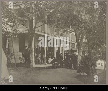 Hauptquartier Der Brigade. In Fort Lincoln, Defenses of Washs, D.C., Nr. 908, Titel von Posten, Kauf; L.C. Handy, Washington, D.C.; 1905. November 25; (DLC/PP-1905: 42760A). Vereinigte Staaten, Geschichte, Bürgerkrieg, 1861-1865, Vereinigte Staaten, Washington (D.C.). Stockfoto