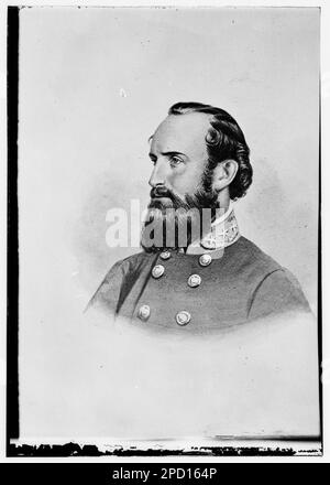 Thomas Jonathan „Stonewall“ Jackson, CSA. Bürgerkriegsfotos, 1861-1865. Jackson, Stonewall, 1824-1863, Usa, Geschichte, Bürgerkrieg, 1861-1865. Stockfoto