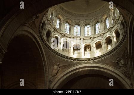 Innenseite Des Doms Von Sacré-Coeur, Montmartre, Paris, Frankreich Stockfoto