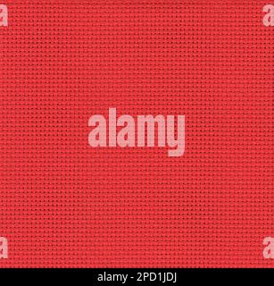 Hochauflösende Leinenleinwand aus rotem Leinen Stockfoto