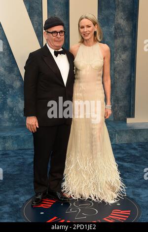 Beverly Hills, USA. 12. März 2023. Naomi Watts, Gast bei der Vanity Fair Oscar Party 2023 im Wallis Annenberg Center for the Performing Arts am 12. März 2023 in Beverly Hills, CA (Foto von Katrina Jordan/Sipa USA) Guthaben: SIPA USA/Alamy Live News Stockfoto