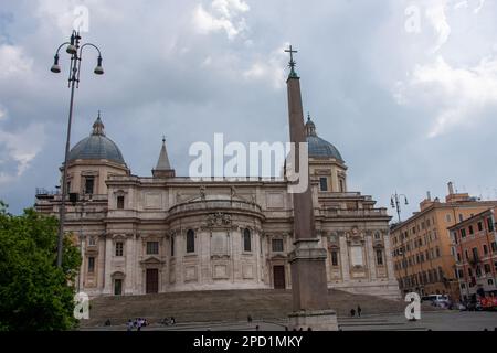 Die Basilika der Heiligen Maria Major aus dem 16. Jahrhundert. Entworfen von Antonio da Sangallo, dem Jüngeren. AUCH BEKANNT ALS Basilica di Santa Maria Maggiore oder Basilica Sanctae Stockfoto