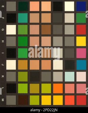 Farbpalette Stockfoto