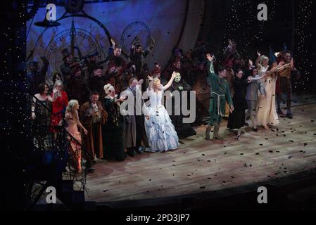 Aufführung der Eröffnungsnacht des Broadway-Musicals „Wicked“ im Capitol Theatre - nach der Party. Sydney, Australien - 12.09.09 Stockfoto