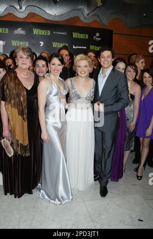 Aufführung der Eröffnungsnacht des Broadway-Musicals „Wicked“ im Capitol Theatre - nach der Party. Sydney, Australien - 12.09.09 Stockfoto