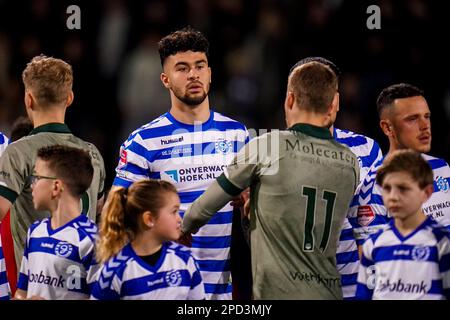 DOETINCHEM, NIEDERLANDE - MÄRZ 13: Rio Hillen von De Graafschap vor dem Keuken Kampioen Divisie Match zwischen De Graafschap und PEC Zwolle in De Vijverberg am 13. März 2023 in Doetinchem, Niederlande (Foto von Rene Nijhuis/Orange Pictures) Stockfoto