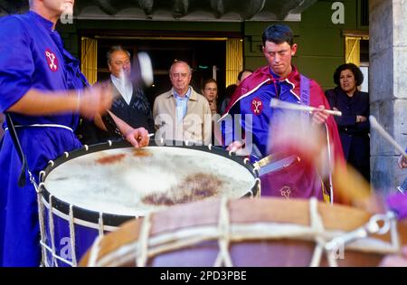 ´Tamborrada´, Karwoche. Calanda. Provinz Teruel. Spanien Stockfoto