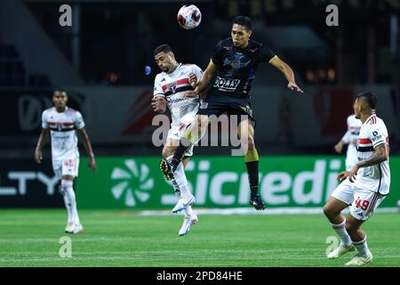 Sao Paulo, Brasilien. 14. März 2023. SP - Sao Paulo - 03/13/2023 - PAULISTA 2023, SAO PAULO X AGUA SANTA - Welington Rato Spieler von Sao Paulo während eines Spiels gegen Agua Santa im Arena Allianz Parque Stadion für die Paulista Meisterschaft 2023. Foto: Marcello Zambrana/AGIF/Sipa USA Kredit: SIPA USA/Alamy Live News Stockfoto