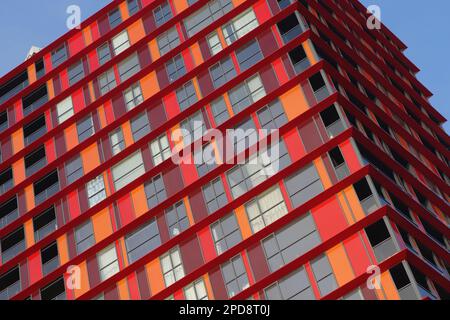 Calypso, modernes Apartmentgebäude in Rotterdam, Niederlande Stockfoto