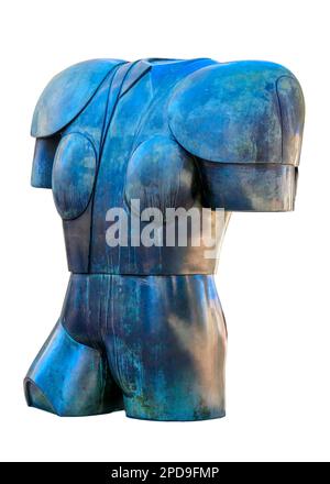 Oviedo, Asturien, Spanien: Skulptur namens Berrocal el Diestro Stockfoto