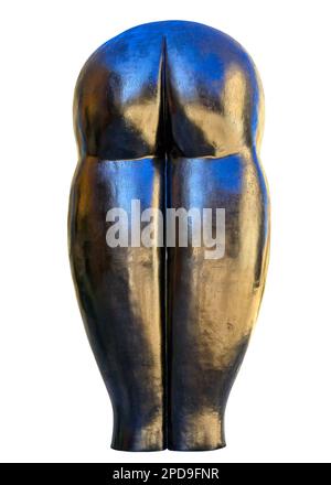 Oviedo, Asturien, Spanien: Skulptur namens Culis Monumentalibus von Eduardo Urculo Stockfoto