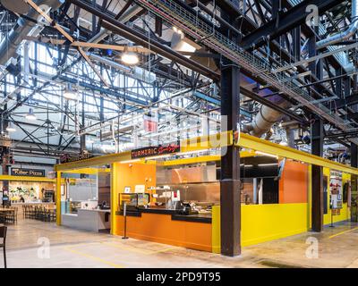 City Foundry STL Food Hall Stockfoto