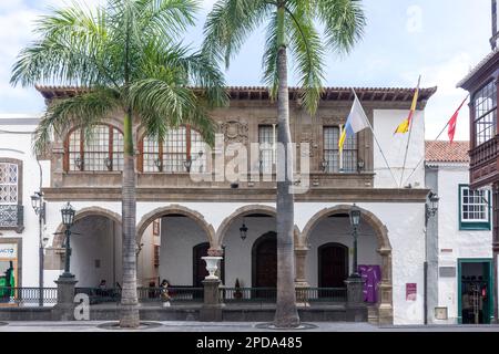 Ayuntamiento de Santa Cruz de La Palma (Rathaus), Plaza de España, Santa Cruz de La Palma, La Palma, Kanarische Inseln, Königreich Spanien Stockfoto