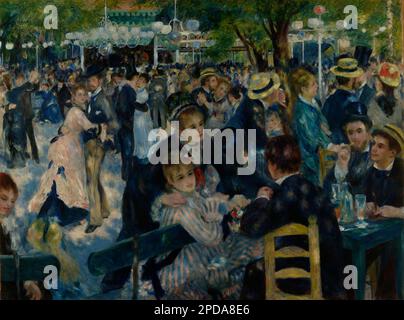 Tanz im Le Moulin de la Galette 1876 von Pierre-Auguste Renoir Stockfoto