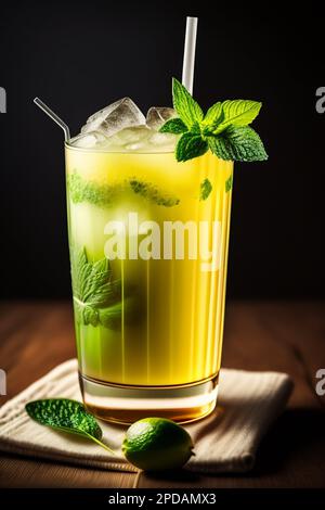 Willkommen zu meiner Sammlung von atemberaubenden Fotos mit köstlichen Cocktails. Jedes Bild spiegelt die Schönheit und Essenz dieser handgefertigten Getränke wider. Stockfoto