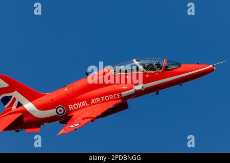 RAF Red Arrow, RAF Waddington. Stockfoto