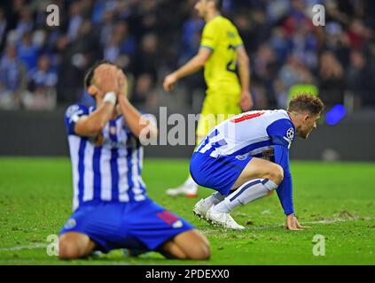 Hafen, Portugal. 14. März 2023. Toni Martinez do Porto, während des Spiels zwischen Porto und Inter Mailand, für die Runde 16 der UEFA Champions League 2022/2023, in Estadio do Dragao, diesen Dienstag 14. 30761 (Daniel Castro/SPP) Kredit: SPP Sport Press Photo. Alamy Live News Stockfoto