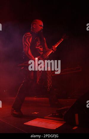 Kerry King Slayer tritt live in einem Konzert im Hordern Pavilion auf. Sydney, Australien - 08.10.09 Stockfoto