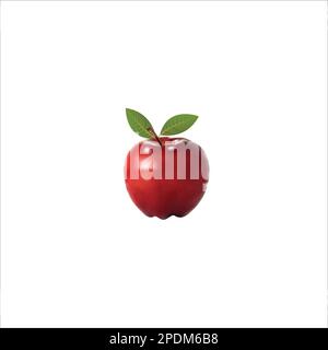 apple Fruit Design.Red Apple.Apple icon,icloud,iphone 13,iphone,Apple Watch,iphone xr,ipad,airpods,itunes,iphone x Stock Vektor