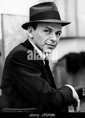 Frank Sinatra (1957 Studio Porträt Nahaufnahme) Stockfoto