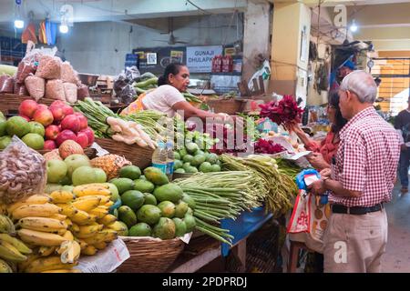 Stadtmarkt Panjim Goa Indien Stockfoto